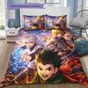Hunter x Hunter Main Cast Full Bedding Set, 1 Duvet Cover & 2 Pillowcases, Home Decor, Perfect Gift for Fans