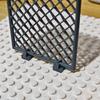 Small Building Block Chain Link Fence 4PCS Plastic Fence Military Scene Decoration Accessories Compatible with Lego Part