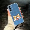 c-Corgi Pet Cute Dog Cartoon   Phone Case For SamsungA10,12,20,21S,30,31,40,50,51,52,70,71 Transparent Cover