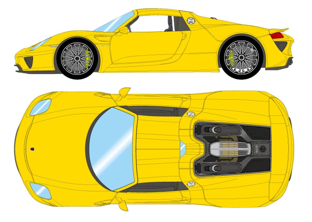 

EIDOLON Porsche 918 Spider 2011 Racing Yellow Готовый продукт 1/18