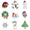New Enamel Christmas Brooches Christmas Tree Snowman Santa Hats Reindeer Snowflake Metal Pins Xmas Decorative Jewelry