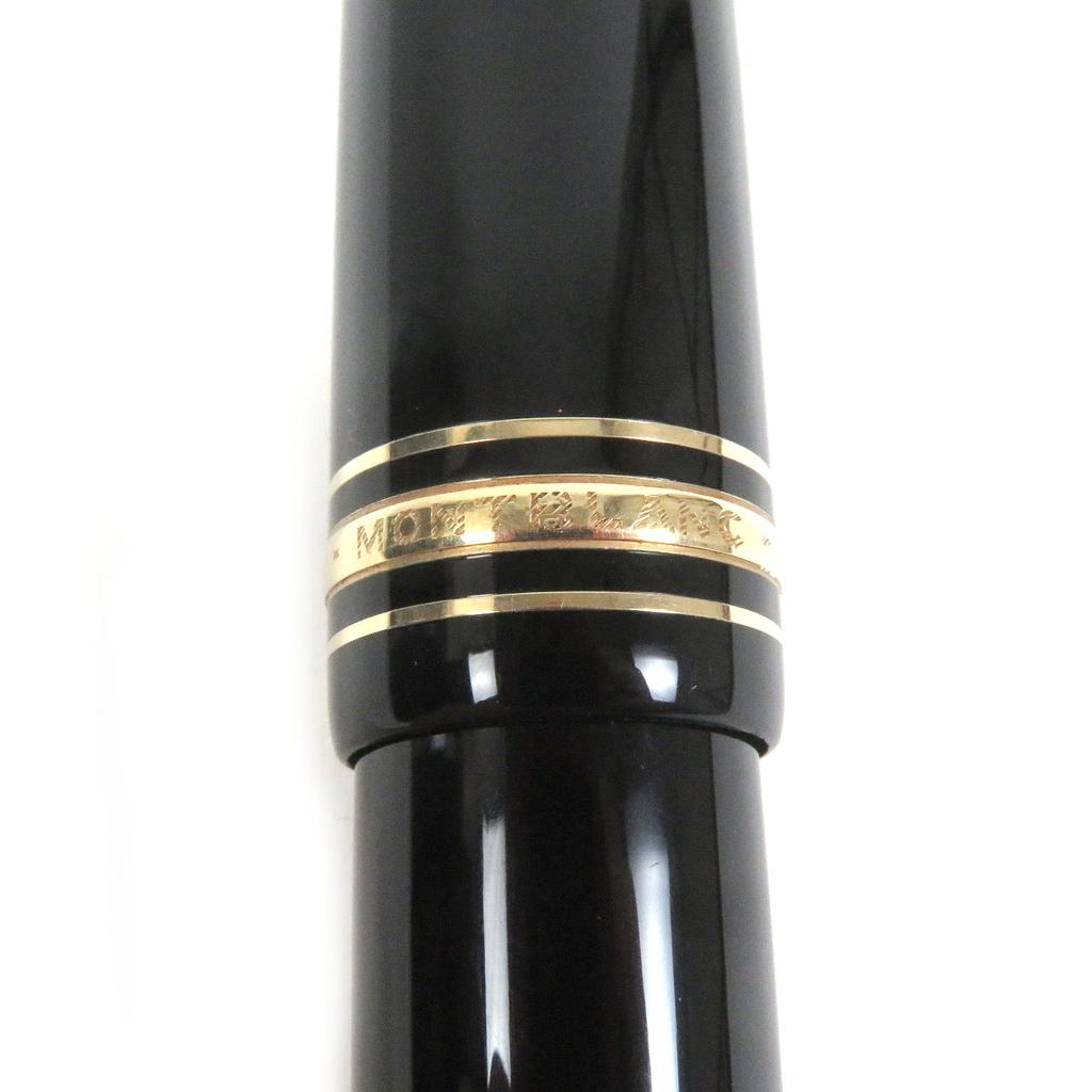 Very Good MONTBLANC fountain pen Meisterstck 149 Cap type Black gold 14K mens Used