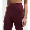Lululemon Groove No Line High Rise Tight 25   Heart Burgundy Bay