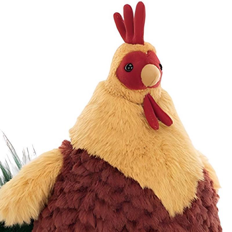 JELLYCAT Farm Animal Series Clooney Rooster Companion Doll Plush Doll 22cm Height
