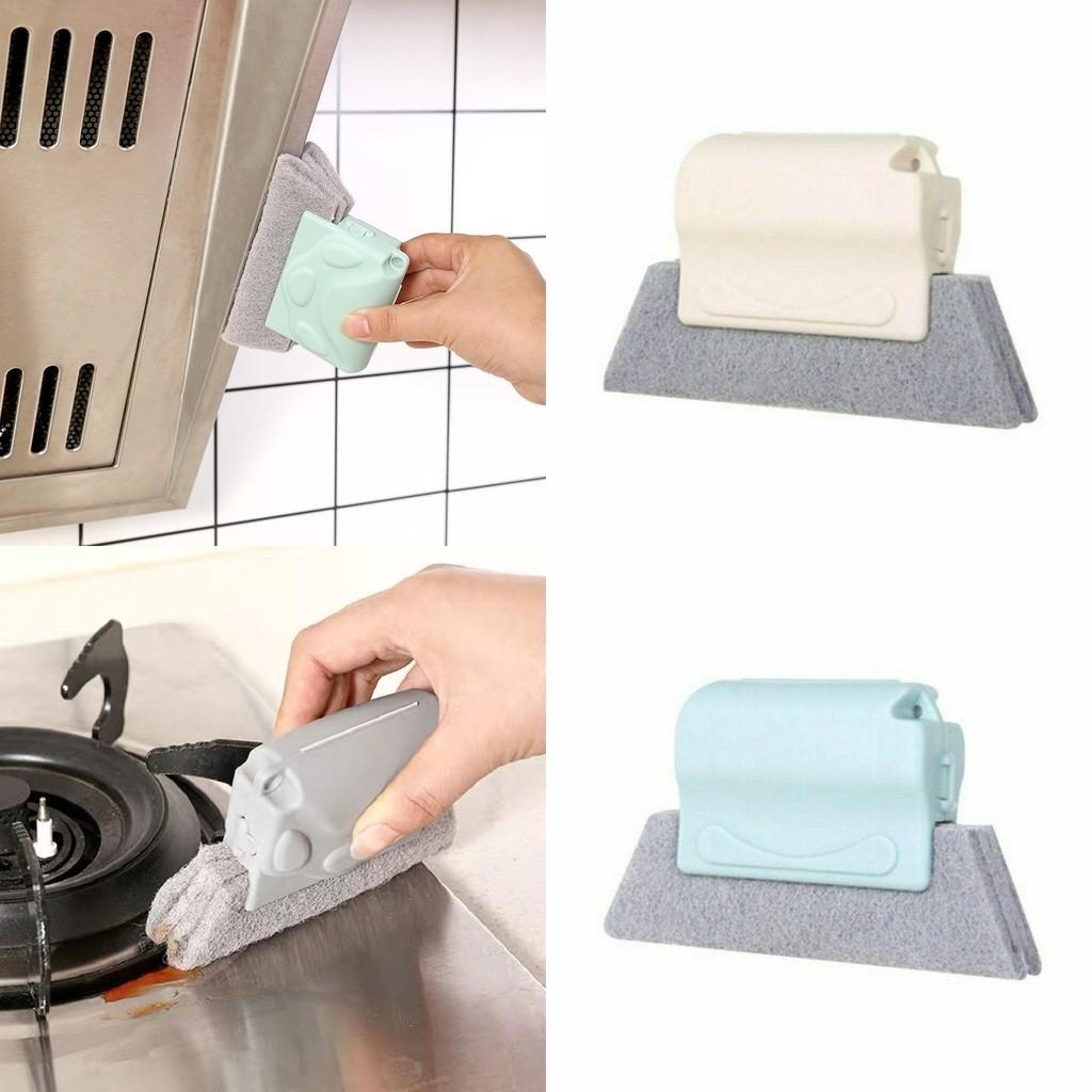 Track Door Window Cleaning Brush Gap Groove Dust Cleaner Corner Magic Cleaning