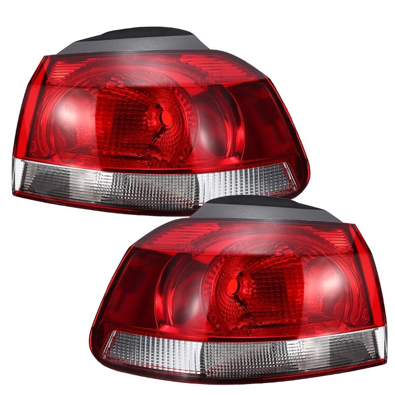 1Pcs Car Outter Tail Light For VW Golf Mk6 Golf 6 Hatchback 2009-2013 Taillights Rear Reverse Driving Side Lamp Without Bulbs