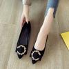 Fashion Women Flats Shoes Sexy Elegant Pointed Low Heel Sneakers Women New Autumn Fashion Shallow Slip-on Comfortable Casual Loafers