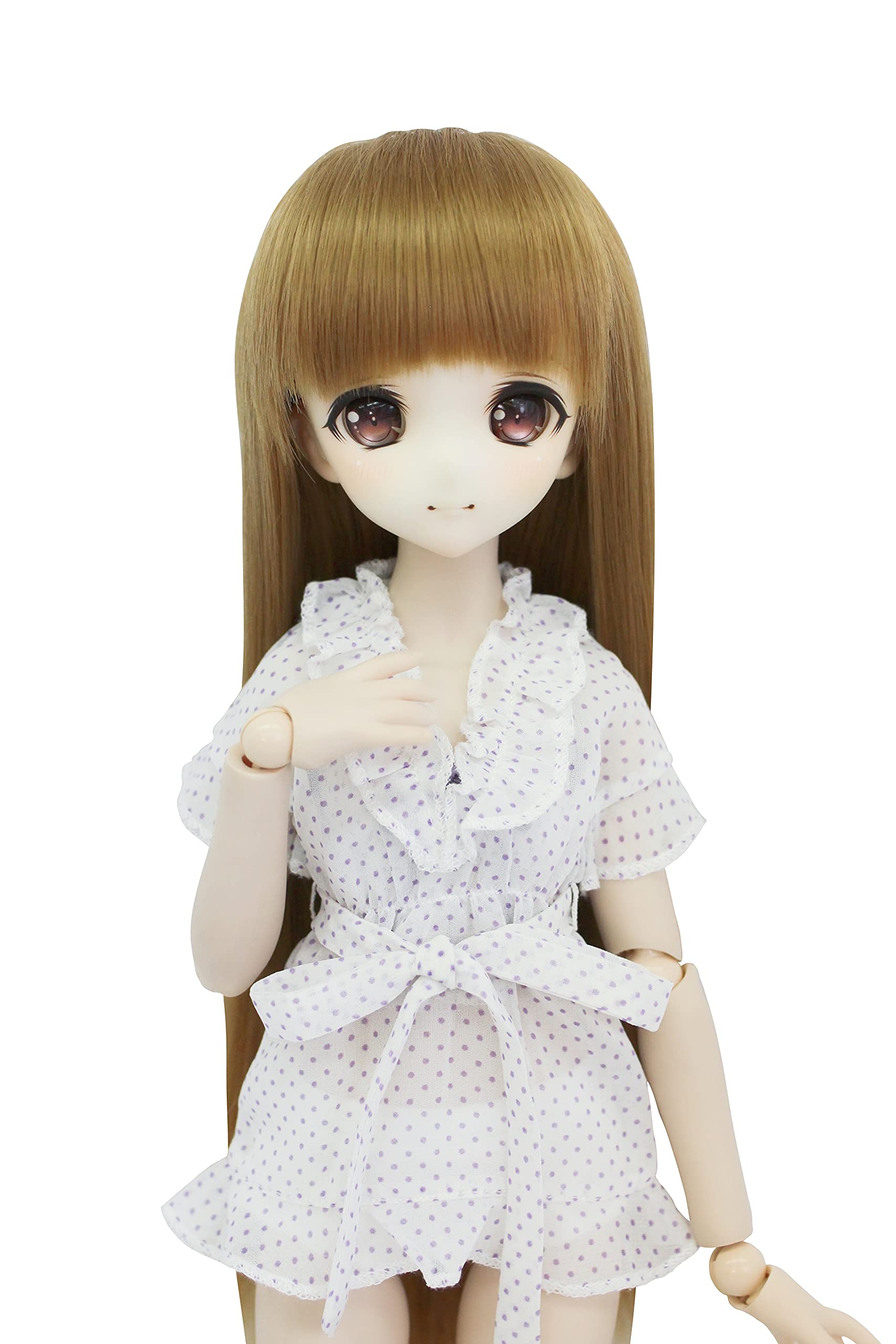 

Комплект нижнего белья в горошек, совместимый с MDD Белый с фиолетовым горошком Кукольная одежда для куклы BJD 40 см [Petite Marie] 1/3 из 3 предметов [Petite Marie] [№0038]