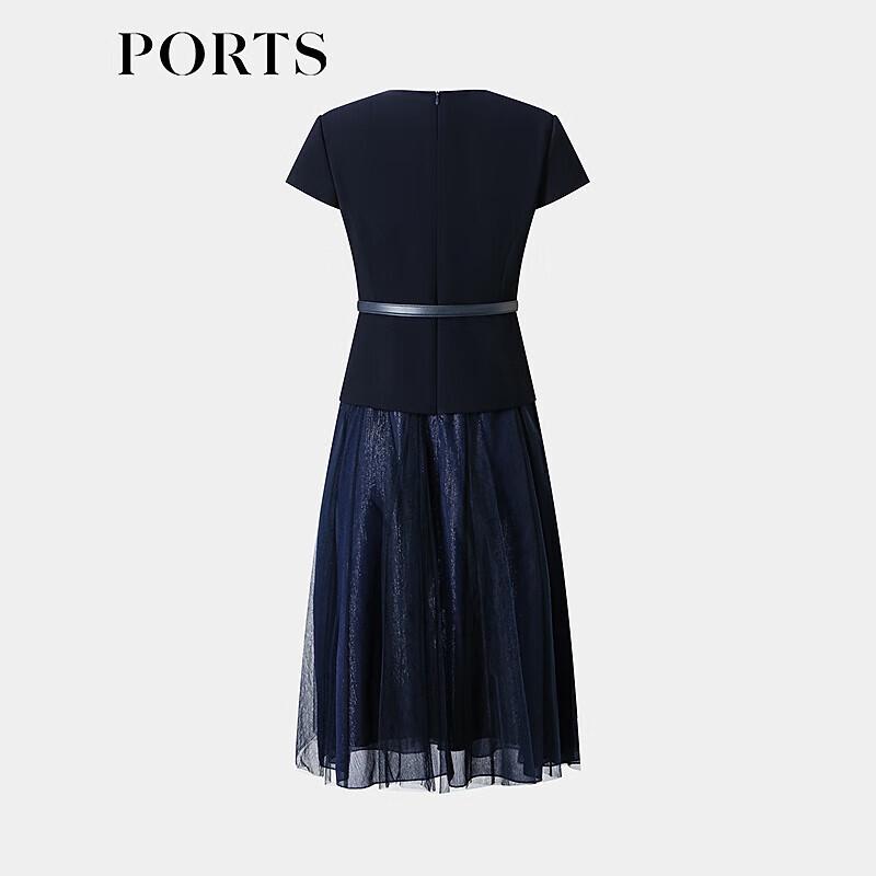 

PORTS Women s Classic Two-in-One Belted Dress M (US 6)