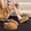 Mao Mao Slippers One-pedal Thickened Snow Boots Women's New Ethnic Style Winter Velvet Thick-soled Classic 2025 Cotton Shoes
