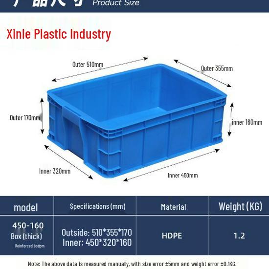 Multi-functional Thickened EU Storage & Delivery Box - Durable PP Plastic
