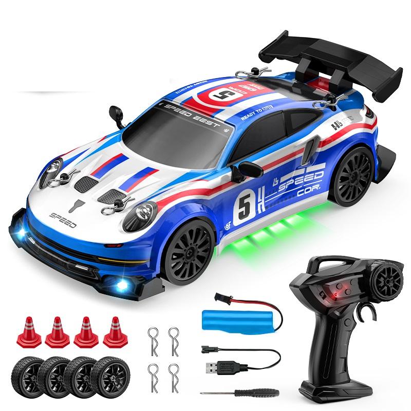 4WD RC Drift Car 1:24 2.4GHz Limited Edition - LED Lights Stunt Drift High-Speed Racing Car Boy Toy Gift