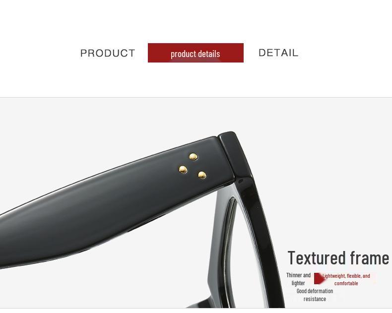 Unisex Fashion Large Frame Anti-Blue Light Reading Glasses