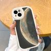 Coque de téléphone populaire style INS Lune Cuir Rigide Pour IPhone 16 15 14 13 12 Mini 11 14 Pro Max Xs X Xr 7 8 Plus Fundas