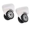 1 Pair  8 Porous Wheel Suitcase Luggage Replacement Casters for Travel Bags Large Size