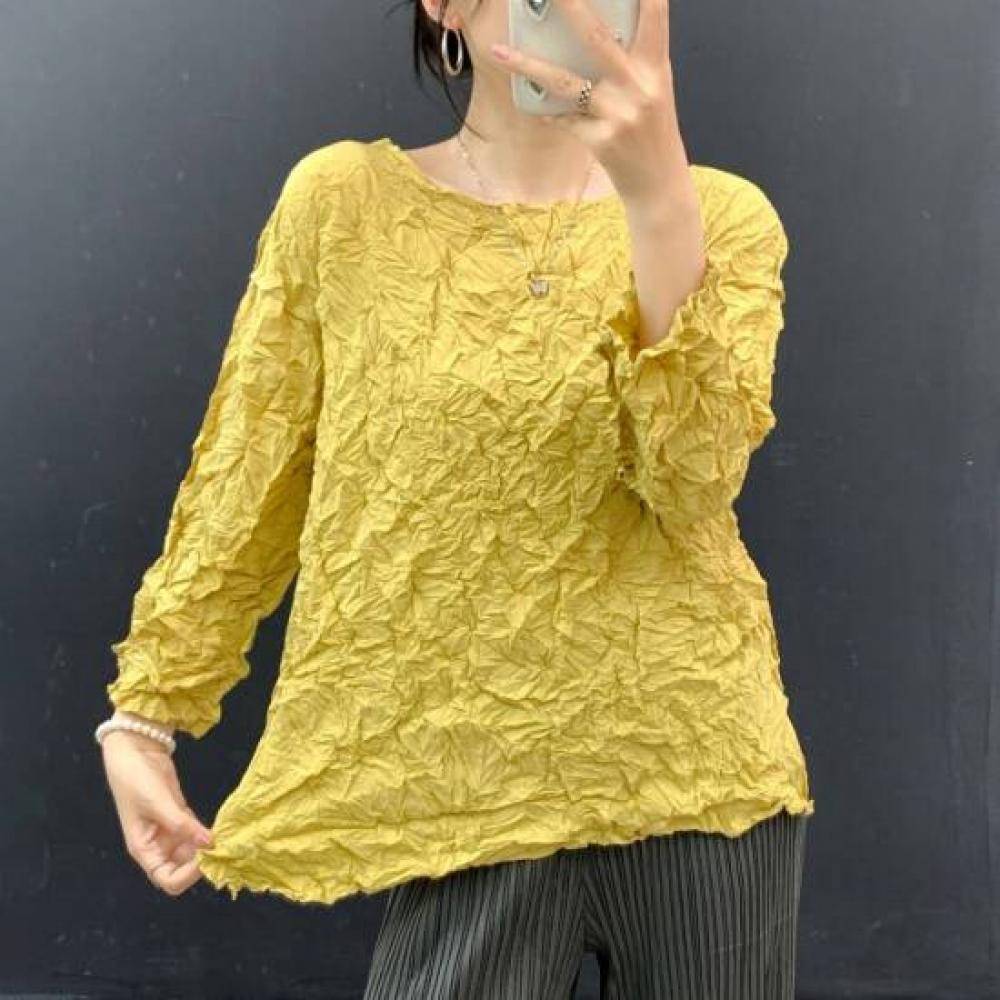 Plara Pleats Wrinkle Blouse  Up To 88 