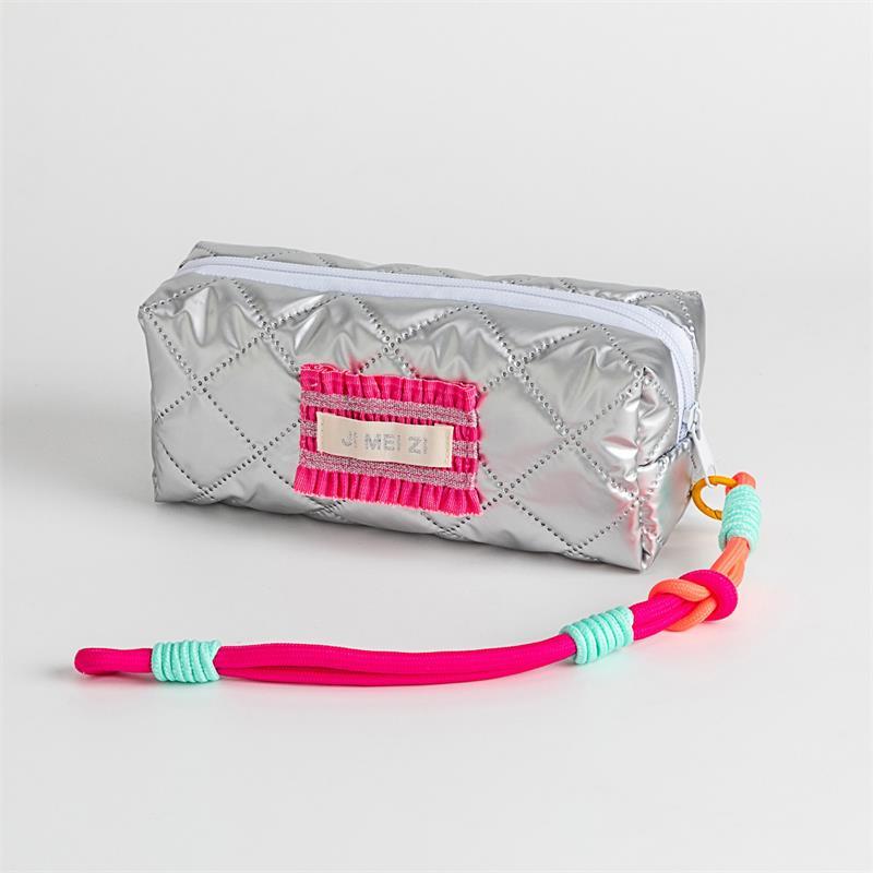 

Pu Waterproof Hand-Held Cosmetic Bag Storage Bag With Lanyard Large Capacity Travel Portable Pencil Case Student Stationery Bags