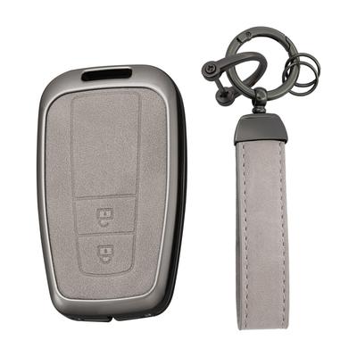 Toyota Dedicated Key Case, Key Holder, PU Leather, Alloy, Slightly Heavy, Compatible with