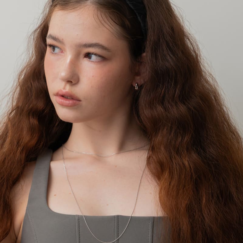 

Повязка на голову с узором с присборками Ssecondo, Elle Narrow ver.