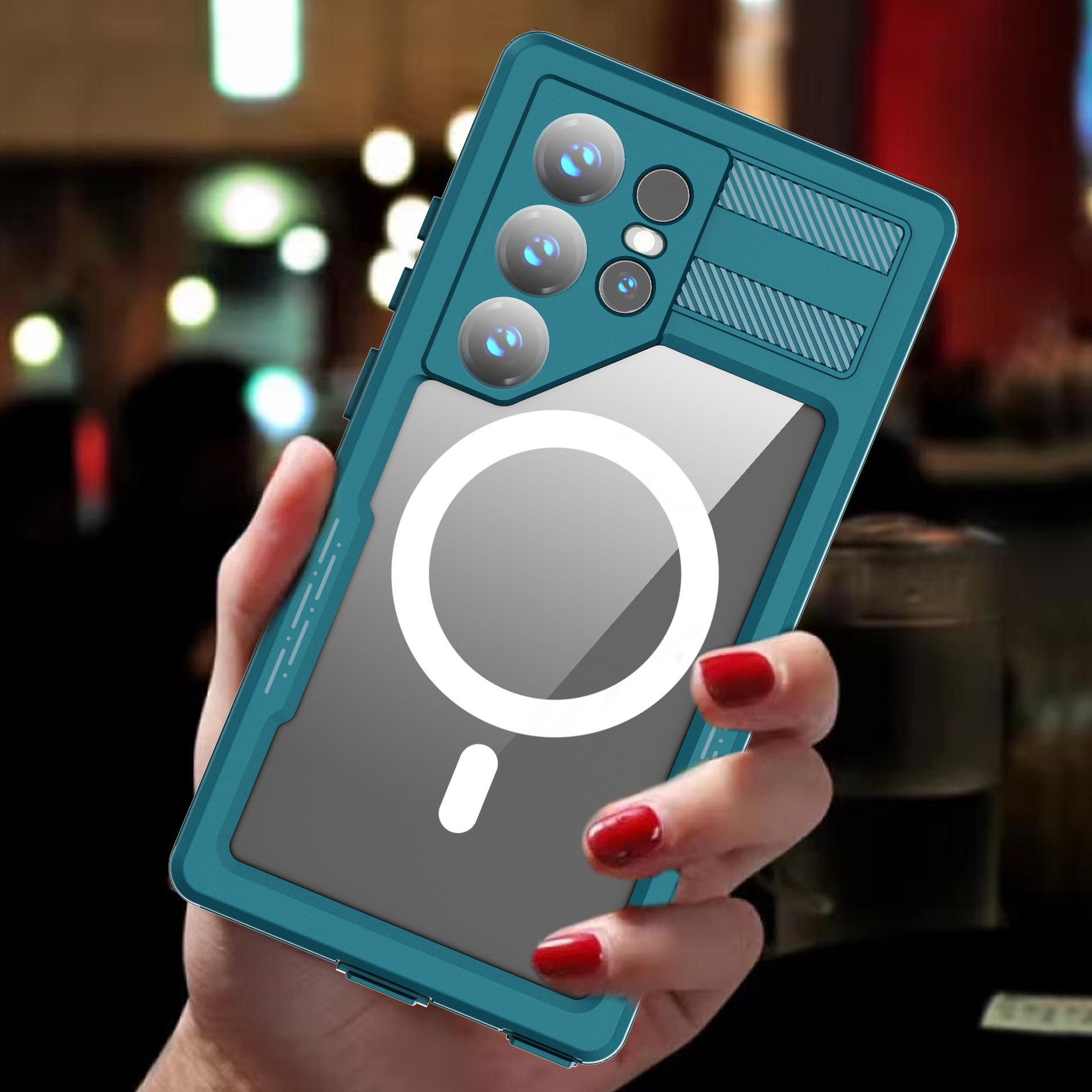 

Red Pepper Waterproof Magnetic Case for Samsung S24/S24 Ultra - Drop-Proof Protection S24+
