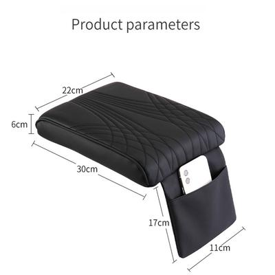 Auto PU Leder Mittelkonsole Armlehnenpolster Memory-Schaum Langsamer Rückprall Bequem