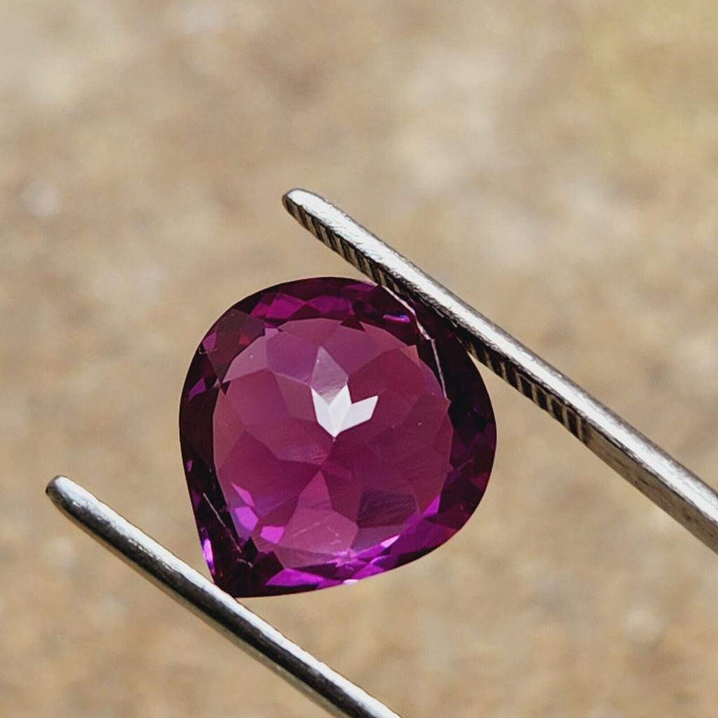 13mm Natural Padparadscha Sapphire Loose Gemstone Heart Shape Certified