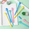 20Pcs Wholesale Creative Cartoon Soft Rubber Dinosaur Gender-neutral Pen, Student Cute Styling Signature Pen Office Supplies