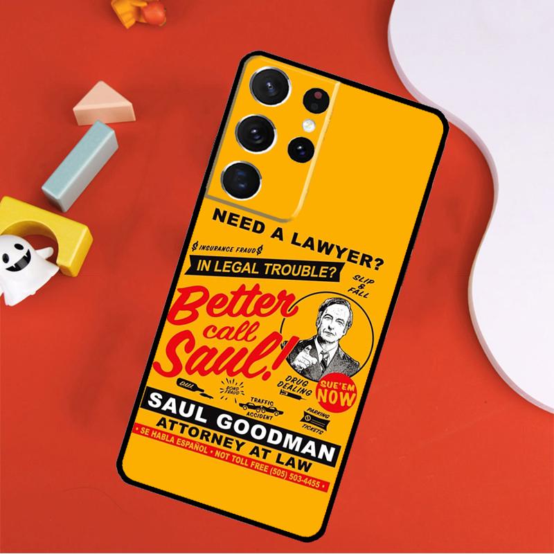 Better Call Saul TV Phone Case For Samsung Galaxy S25 Ultra S24 Ultra S9 S10 S20 S21 S22 S23 Plus S24 FE Cover