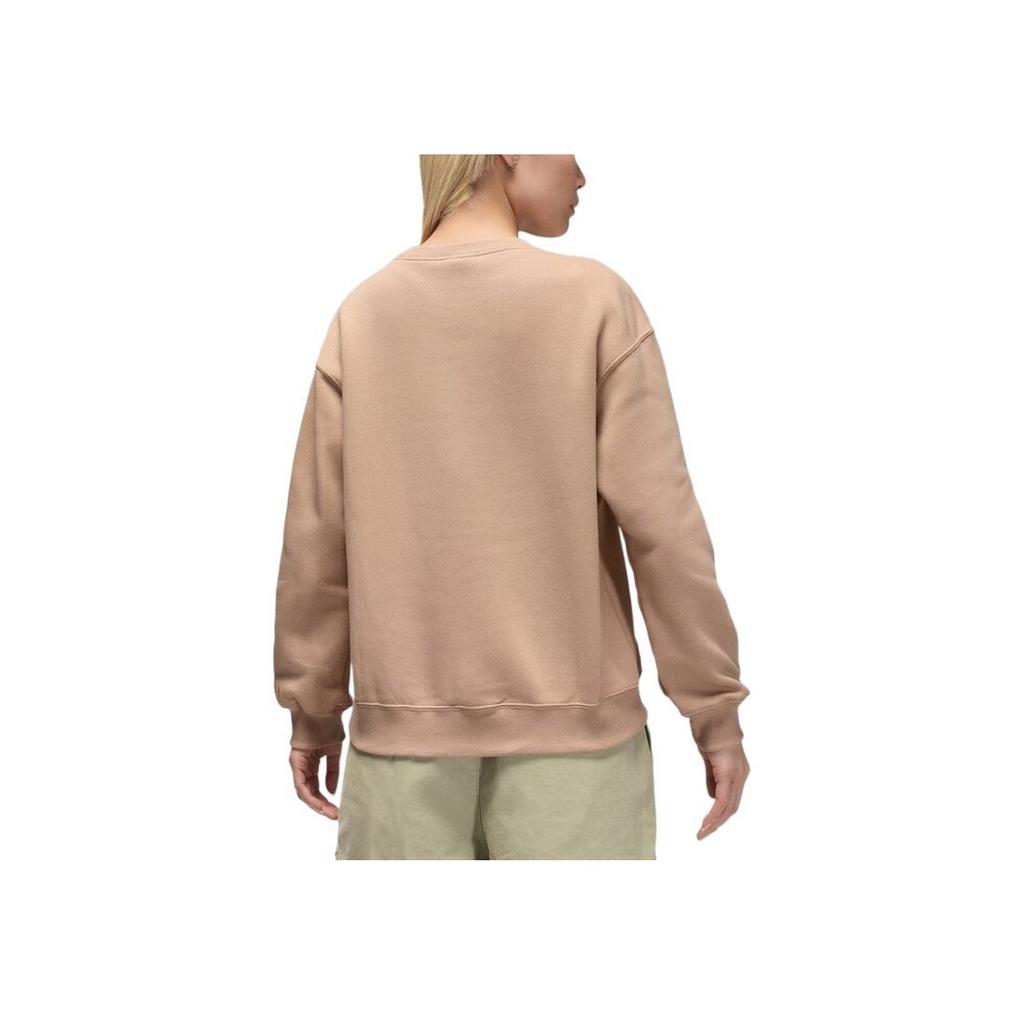 Jordan Brooklyn Fleece Loose Fleece Crewneck Pullover Knit Sports Long Sleeve Sweatshirt Women Sweatshirt HV0473200