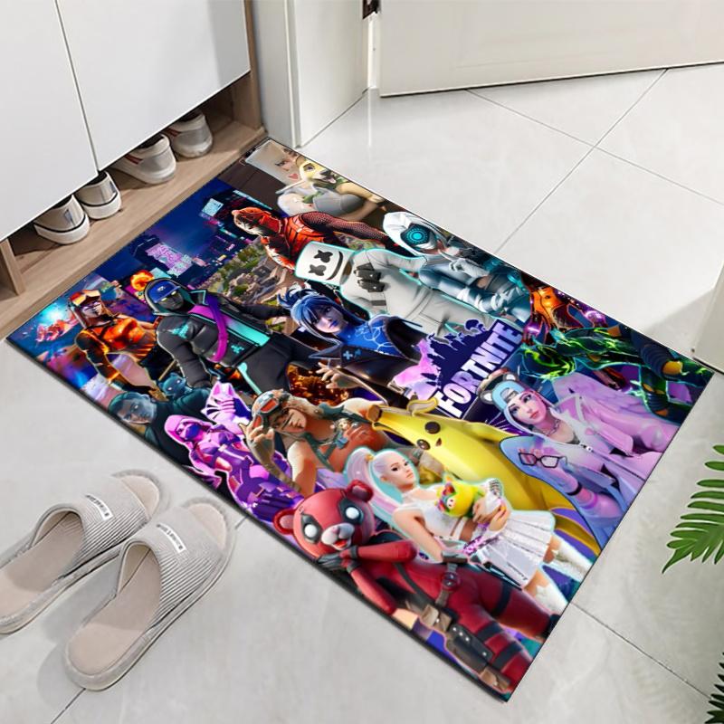 Fortnite Printed Carpet, Rug for Office Chair Living Room Bedroom Kitchen Room Decor Gifts.
