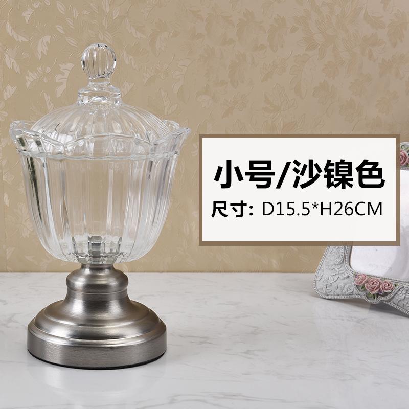 

Стеклянная банка для конфет с крышкой, прозрачная хрустальная банка, емкость для хранения, бутылка для хранения, шкатулка для украшений, настольный органайзер, декоративные банки