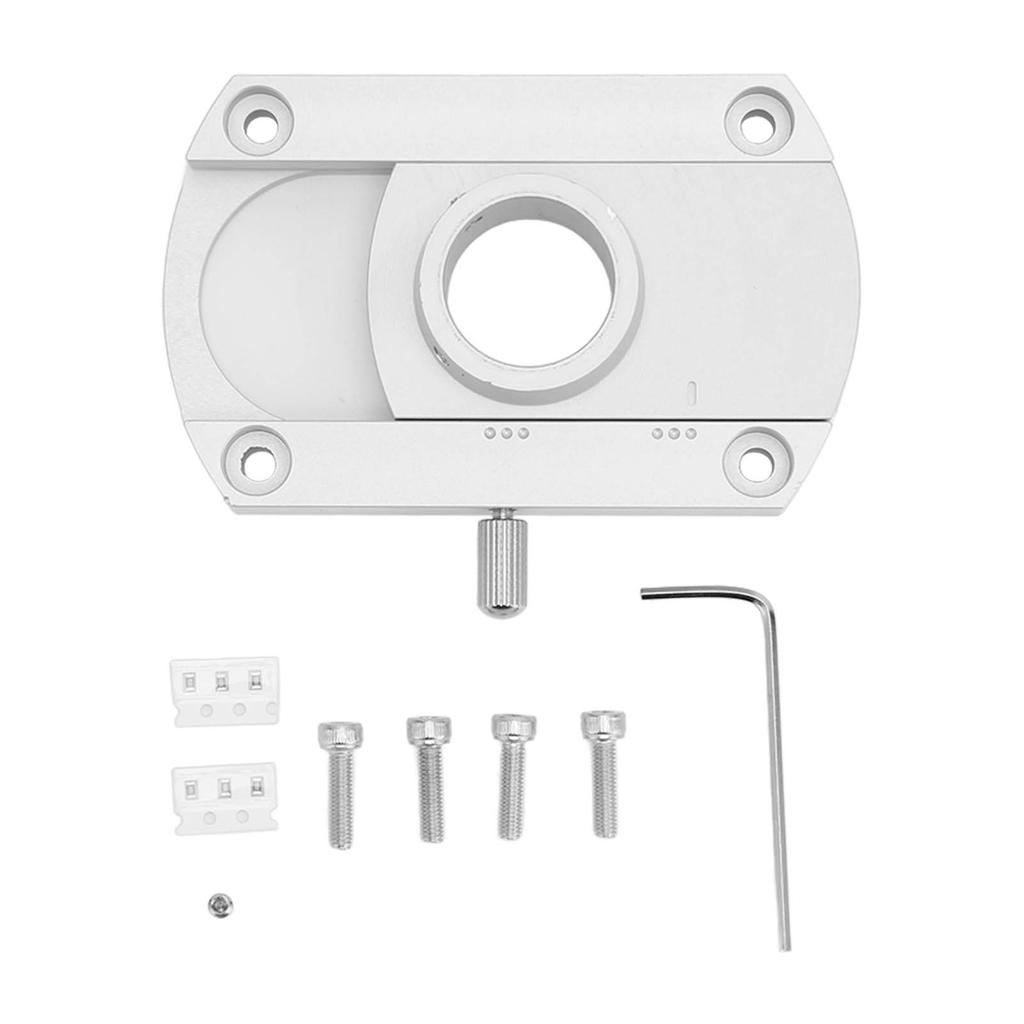 HiFi Conversion Arm Plate 20mm Inner Hole Aluminum Alloy Replacement LP Turntable Conversion Arm