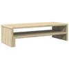 VidaXL Support de moniteur chêne sonoma 54x22x15 cm bois d'ingénierie, support de moniteur pour bureau, étagère de moniteur, 854771