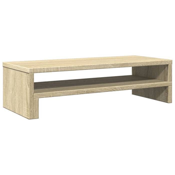 VidaXL Support de moniteur chêne sonoma 54x22x15 cm bois d'ingénierie, support de moniteur pour bureau, étagère de moniteur, 854771