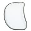 Motorrad Oval Windschild Klar Frontscheibe Spoiler Luftwindabweiser Schutzschild Universelle Passform Transparent
