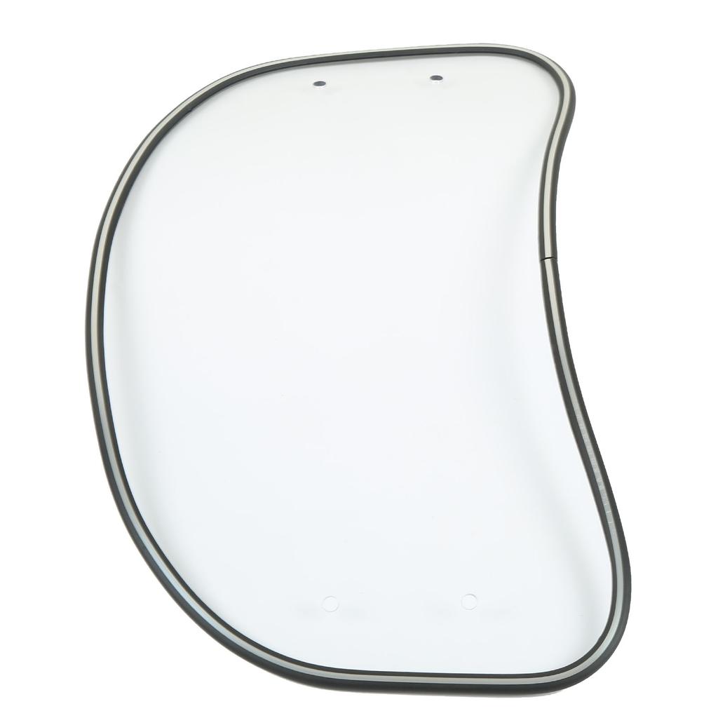 Motorrad Oval Windschild Klar Frontscheibe Spoiler Luftwindabweiser Schutzschild Universelle Passform Transparent