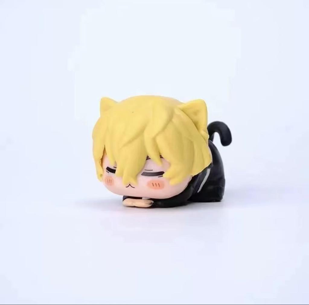 Tokyo Revengers Takemichi Mikey Baji Chifuyu Kazutora Cat Sleep Ver Figure Figurine Anime Model Dolls Ornaments Gift