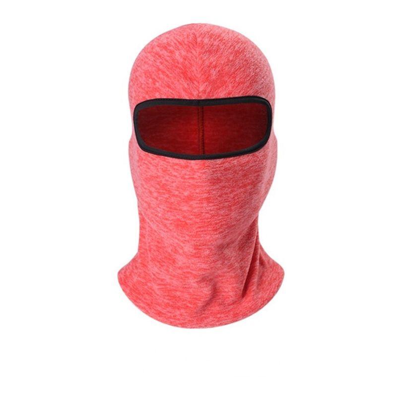 

Winter Cycling Thermal and Windproof Motorcycle Helmet Lining Hat Fleece Protective Full Face Hood Ski Mask Men and Women Orange [Basics]]