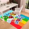 Numberblocks2 Printed Absorbent Washable Carpet, Non-Slip Bathroom Mats, Kitchen Rugs, Yoga Mat,Living Room Entrance, Camping Picnic Rugs