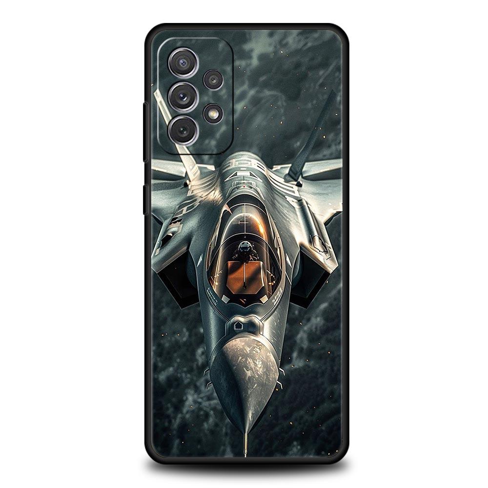Aircraft Helicopter Airplane Case for Samsung A51 A71 A21S A17 A11 A15 A25 A23 A33 A53 A73 A07 A03S A05S A13 A35 A55 5G Cover