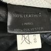 Italian L(!)W BRAND Leather Jacket Men M Black Rider Zip Jumper cBH552(USED)