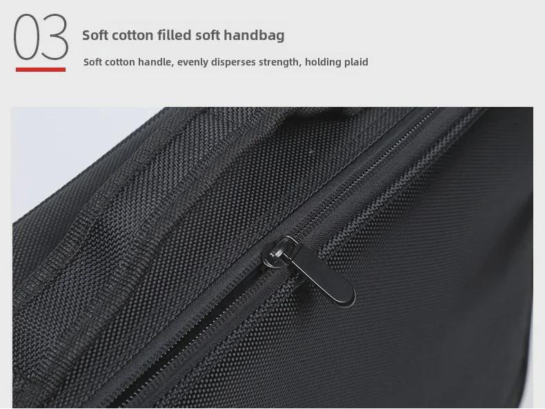 Portable Two-Tone Travel Cosmetic Bag with Tattoo Tool Storage and Large Capacity Divider