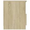 Nightstands 2 pcs Sonoma Oak 40 x 40 x 50 cm Particleboard