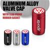 For Volkswagen VW Car Styling Tire Valve Cover Auto Wheel Tyre Valve Caps for VW Tiguan Jetta Mk6 Scirocco Polo Touran Golf Git Passat Scirocco CC