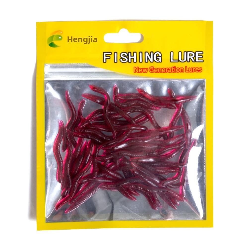 

Bionic Fishing Soft Bait 4cm/8cm Red Worm Simulation Earthworm Lure Fake Fish Bait for Angling