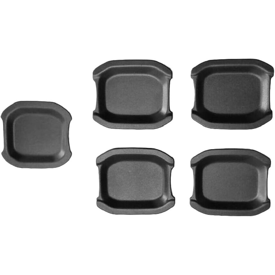 Exterior Outside Door Handle Bowl Cup Covers Trims, Compatible with Jeep Wrangler JL 4-Door 2018-2025, Compatible with Jeep Gladiator JT 4-Door