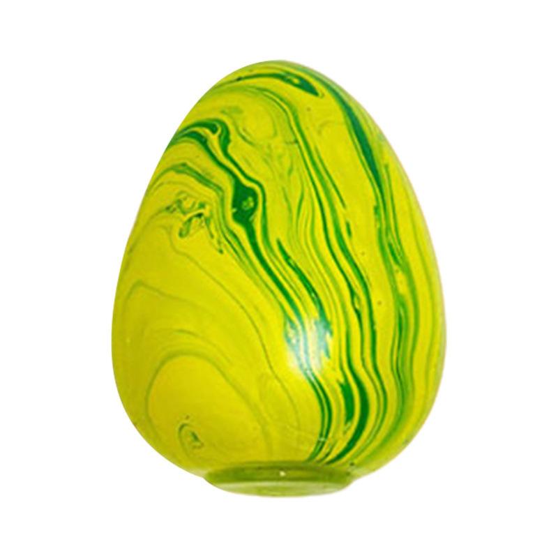 Œuf marbré à presser Jouet à rebond lent Soulagement du stress Fidget Jouet Squishy Portable Doux Décompression Anti-anxiété Pour Adulte