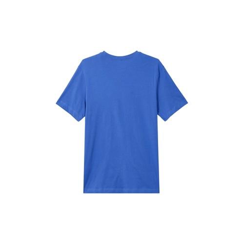 Nike Logo Printed Crewneck Pullover Dopamine Short Sleeve T-Shirt for Men, Blue