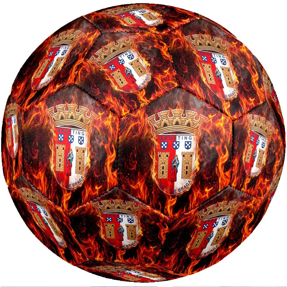 Ballon de Football Braga FC Taille 5 Standard Durable pour Entraînement et Matchs Sports d'Extérieur pour Adultes