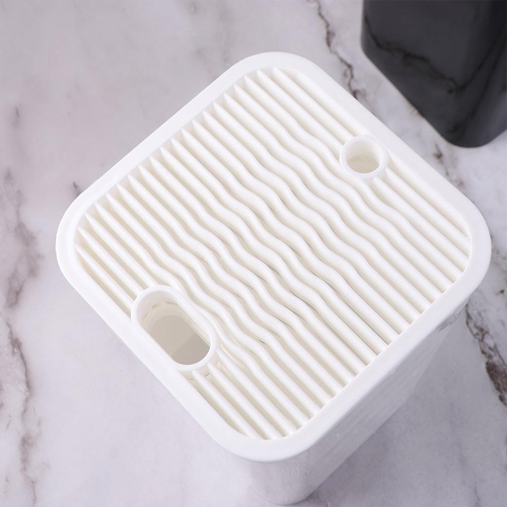 Inserted Design Cutter Holder Square Detachable Cutter Block Space Saving Multifunctional Kitchen Utensil Organizer Drain Rack